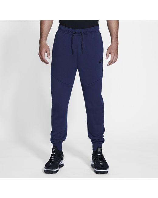 nike navy blue joggers mens