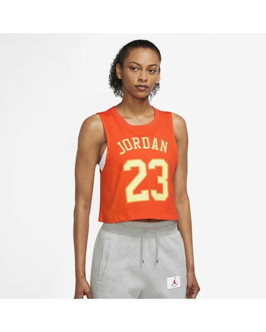 Nike Cotton Heritage Tank in Red Lyst