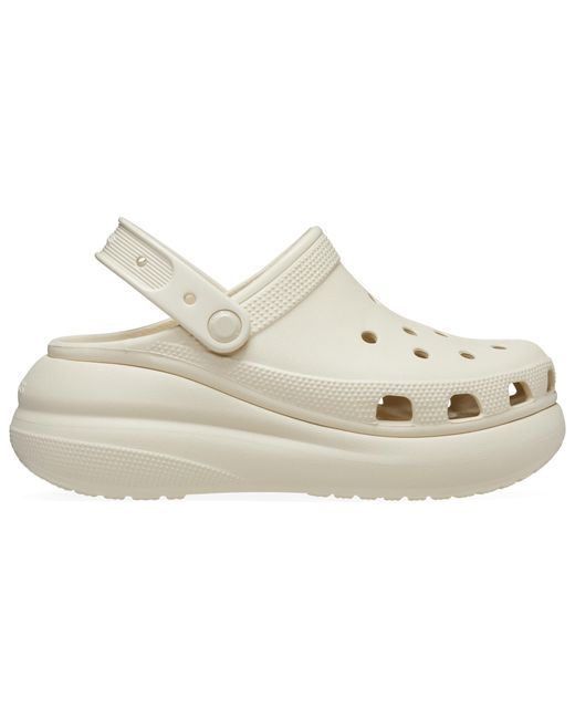 Crocs™ Classic Crush Clogs - Shoes in Beige/Tan/Beige (White) | Lyst