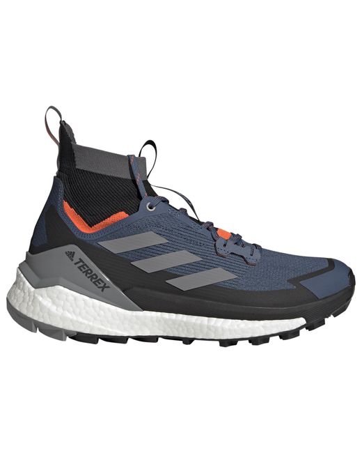 adidas Rubber Terrex Free Hiker 2 Running Shoes in Blue/Black/Grey