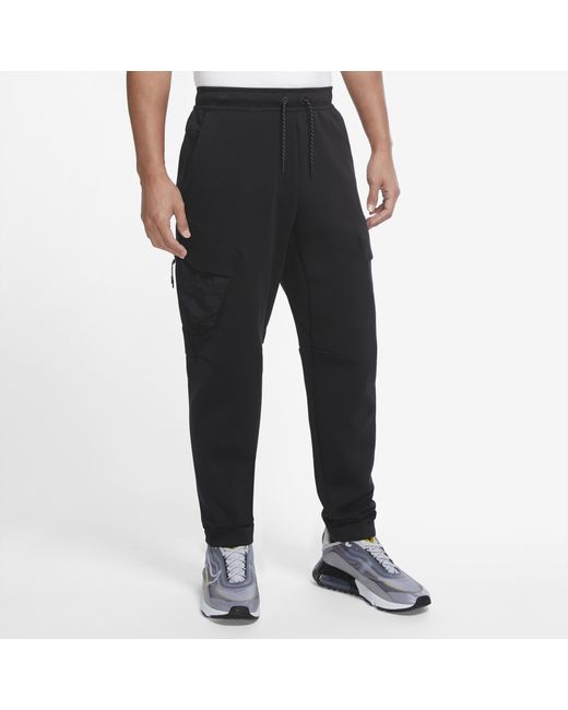 Nike Tech Fleece Utility Pants in Black for Men | Lyst
