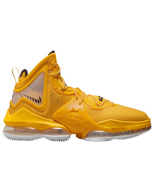 Nike Lebron Xix Basketball Shoes in Gold/Black/Gold (Metallic) for
