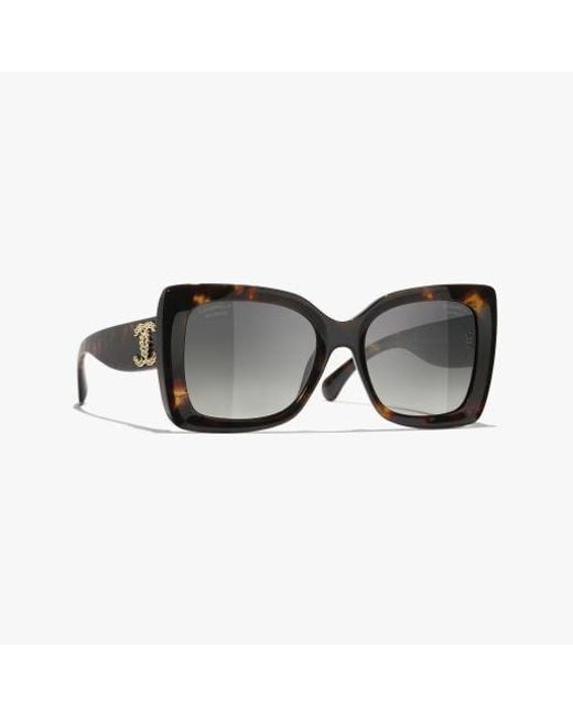 Chanel Black Square Sunglasses