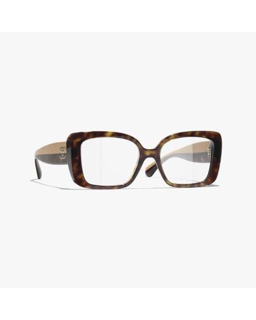 Chanel Multicolor Square Eyeglasses