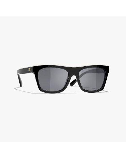Chanel Black Square Sunglasses