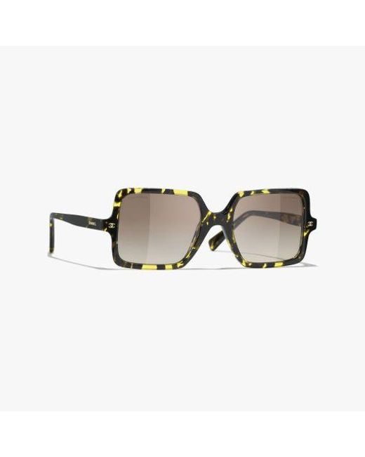 Chanel Multicolor Square Sunglasses