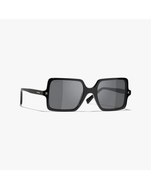 Chanel Black Square Sunglasses