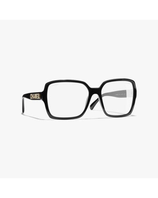 Chanel Black Square Light Glasses