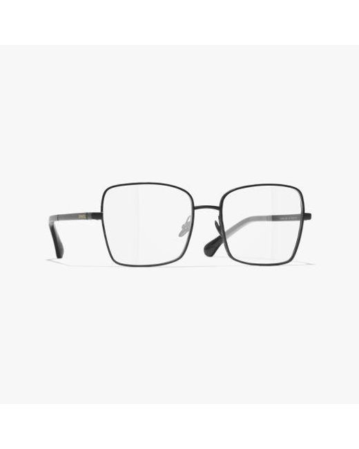 Chanel Metallic Square Eyeglasses