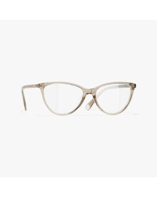 Chanel Metallic Cat Eye Eyeglasses