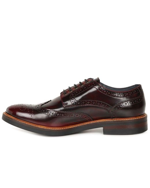 Base London Brown Woburn Brogues for men