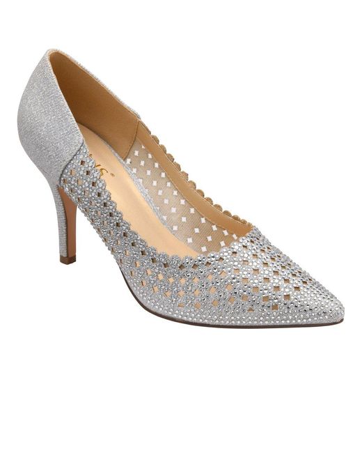 Lotus White Viva Court Shoes