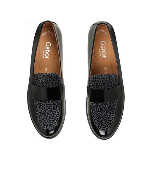 Gabor Black Elder Loafers