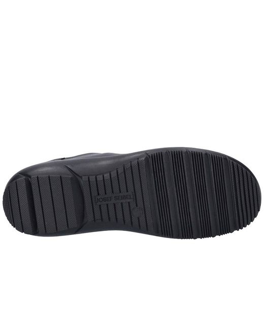 Josef Seibel Black Charlotte 01 Lace Up Shoes