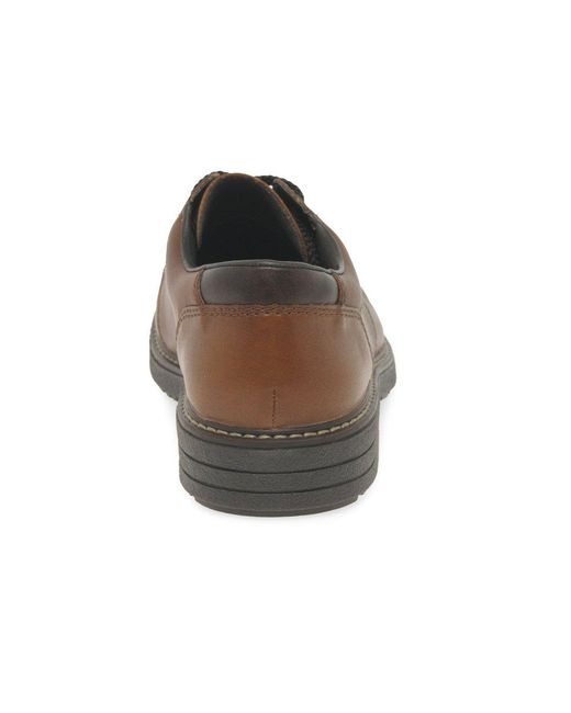 Rieker Brown Appleby Shoes for men