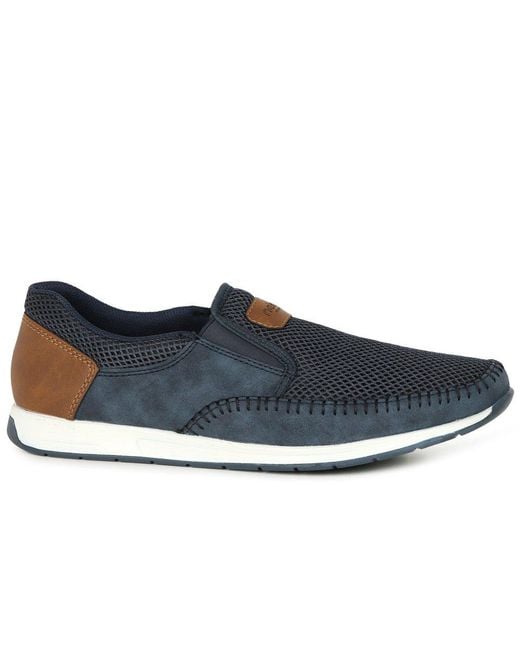 Rieker Blue Mantle Shoes for men