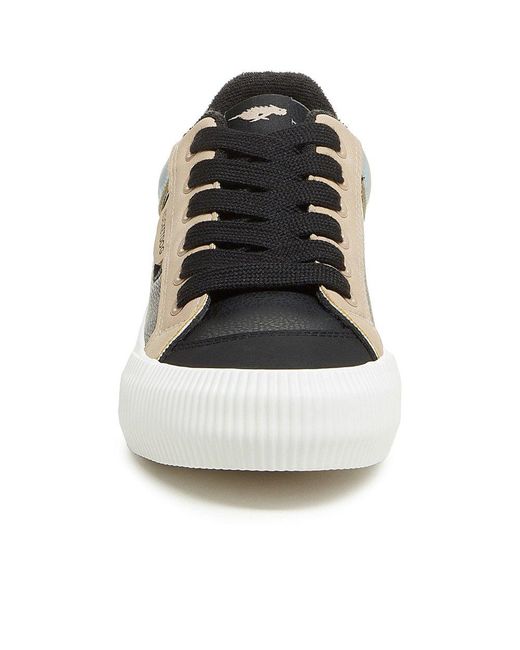 Rocket Dog Black Cheery Blocked Trainers