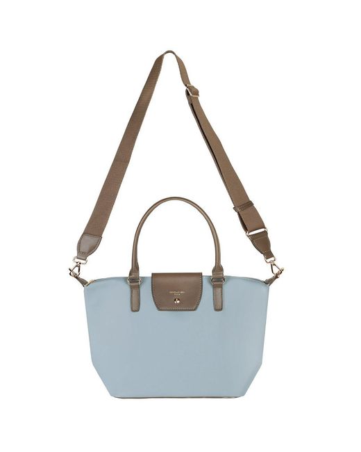 David Jones Blue Escapade Shoulder Bag Tex