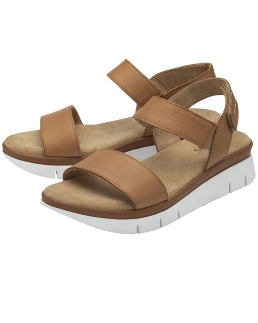 Lotus Brown Facchini Sandals