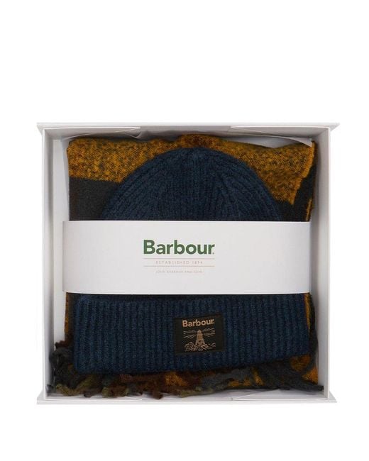Barbour Multicolor Westerdale Beanie &Amp; Scarf Set