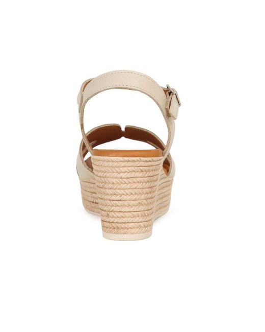 Oh My Sandals Brown Madrid Espadrille Wedge Heel Sandals