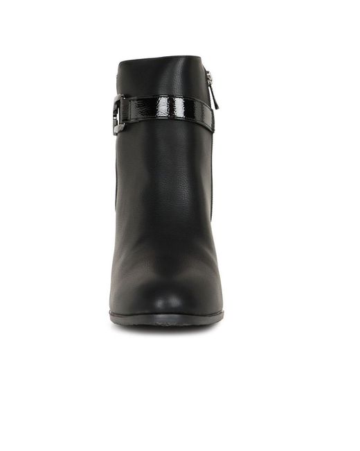 Lotus Black Adelaide Ankle Boots