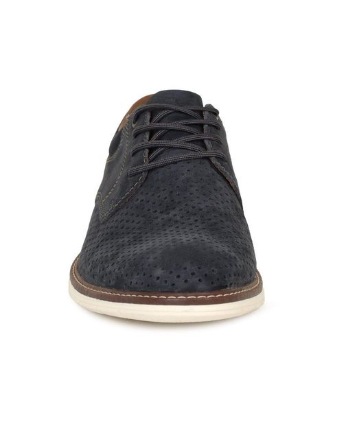 Rieker Blue Baxter Casual Lace Up Shoes for men