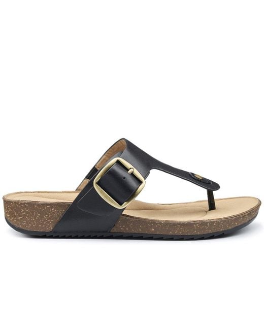 Hotter Blue Resort Toe Post Sandals