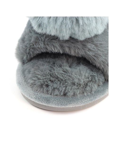 Lunar (GRS) Blue Cara Slippers