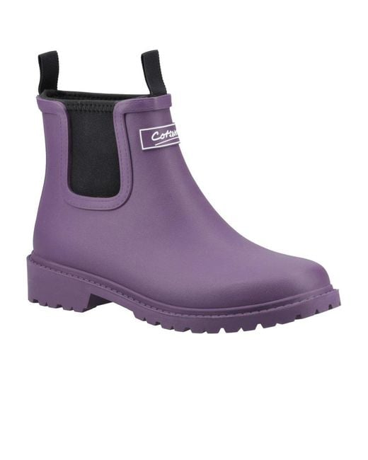 Cotswold Purple Barton Wellingtons
