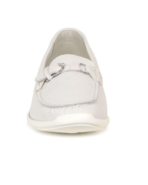 Waldläufer White Hinata Loafers