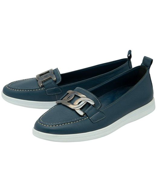 Lotus Blue Magali Loafers