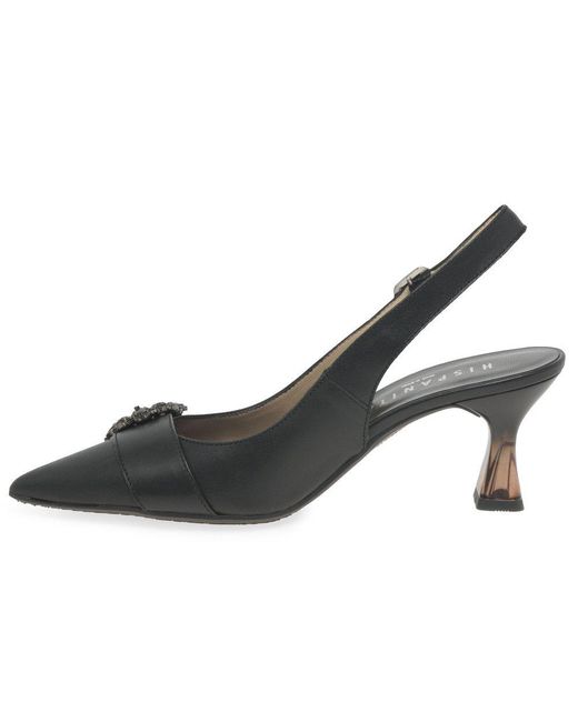 Hispanitas Black Manuela Open Court Shoes