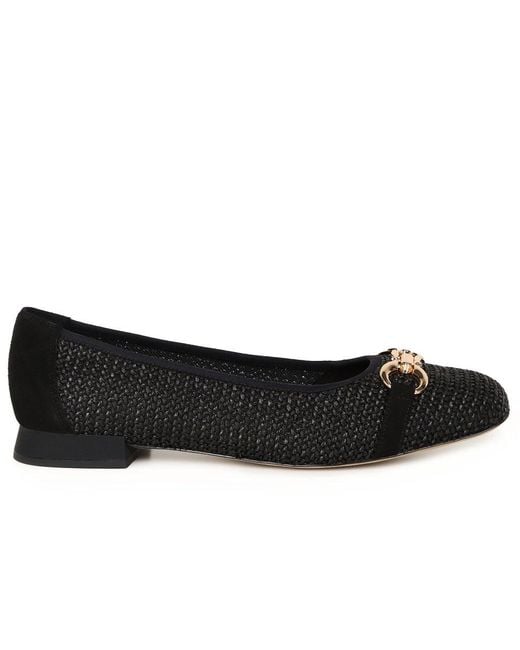 Caprice Black Tour Ballet Pumps