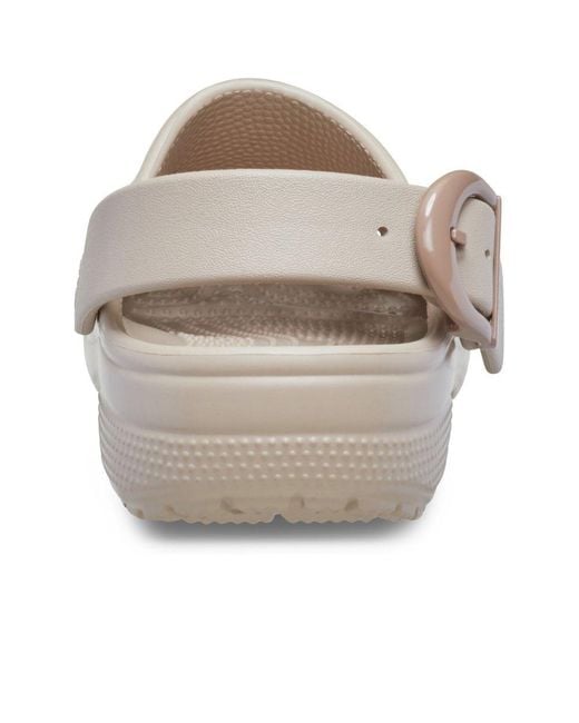CROCSTM Metallic Classic Buckle Clogs