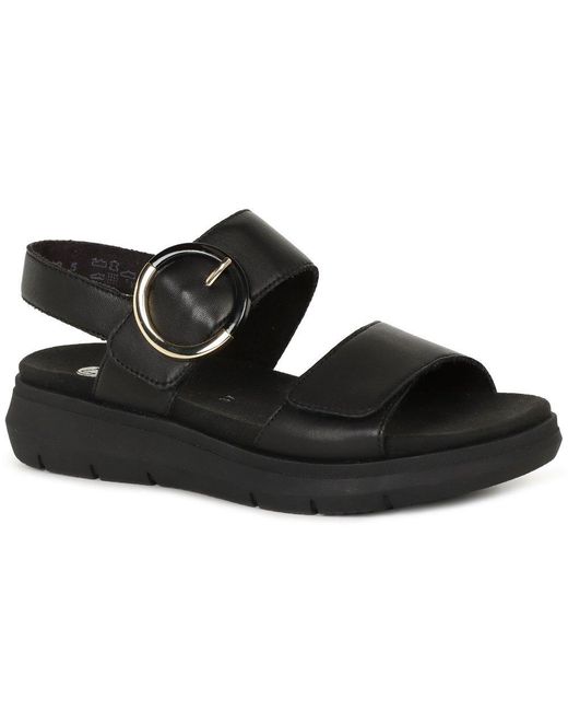Remonte Black Emmie Sandals