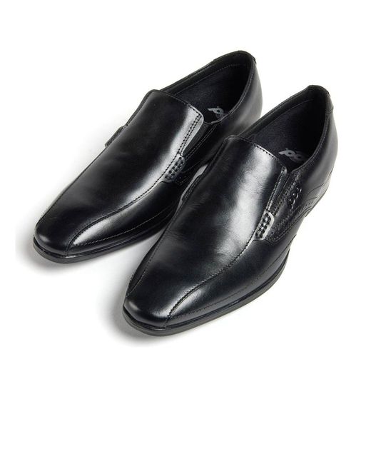 Pod Black Earl Slip On Smart Shoes