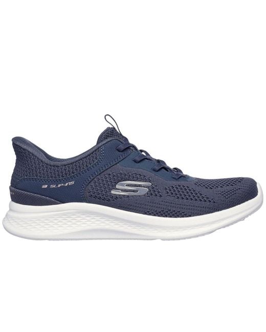 Skechers Blue Skech-Lite Pro 2.0 Smooth Current Textile Trainers