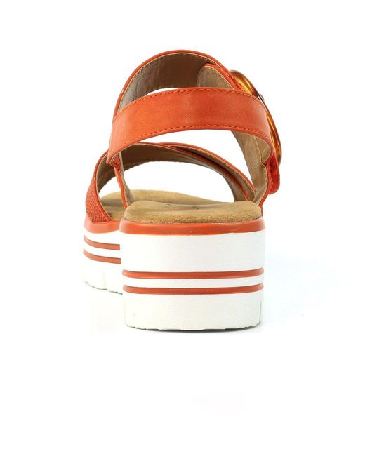 Lunar (GRS) Orange Elise Sandals