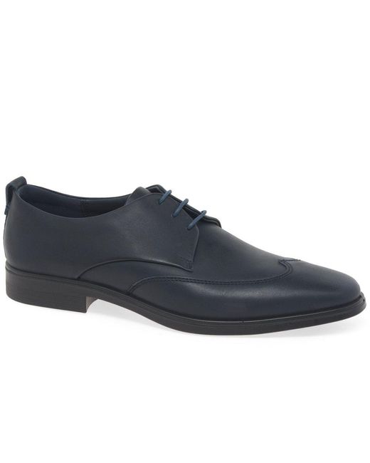 Ecco Melbourne Formal Lace Up Shoes in Blue for Men Lyst Australia
