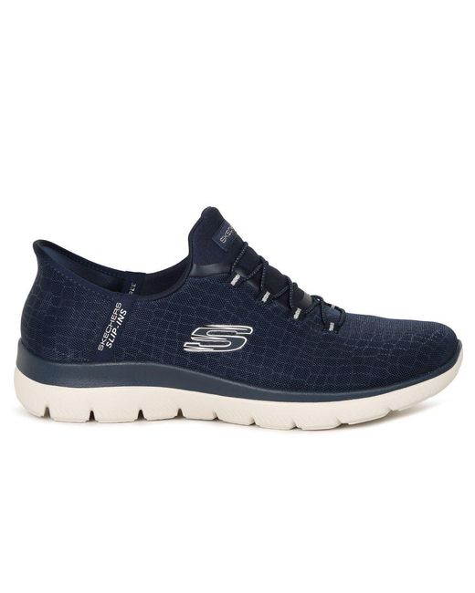 Skechers Blue Classy Nights Slip