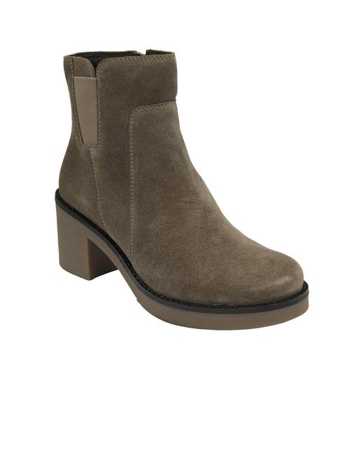 Lotus Green Lenora Ankle Boots