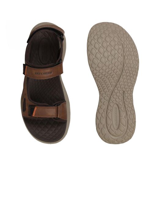 Skechers Brown Orvan Sandals for men
