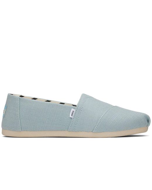 TOMS Blue Alpargata Shoes Size: 4