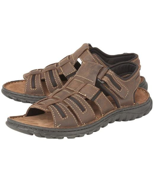 Lotus Brown Dylan Sandals for men