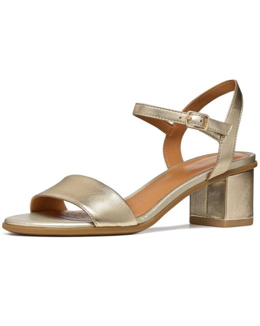 Geox Metallic D Aurely 50 Heeled Sandals