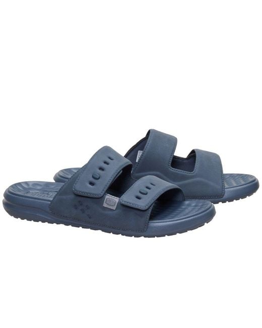 HeyDude Blue Wave 2 Strap Slide Sandals for men