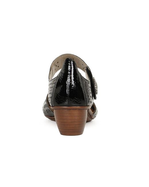 Rieker Metallic Pia Open Court Shoes