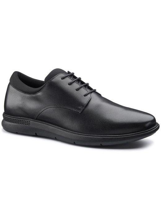 Hotter Black Hugo Shoes for men