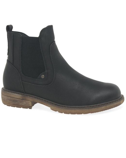 Lunar Black Roxie Ii Chelsea Boots